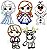 Matriz Bordado Aplique Frozen - Imagem 1