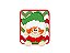 Matriz Bordado Aplique Papai Noel Contorno - Imagem 2