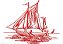 Matriz Bordado Barcos E Veleiros Redwork - Imagem 8