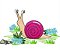 Matriz Bordado Caracol Feliz - Imagem 5