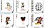 Matriz Bordado Conjunto Disney Bordado E Aplique - Imagem 3