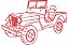 Matriz Bordado Conjunto Jeeps Contorno - Imagem 10