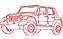 Matriz Bordado Conjunto Jeeps Contorno - Imagem 6
