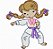 Matriz Bordado Conjunto Karate - Imagem 3