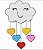 Matriz Bordado Conjunto Lindas Nuvens - Imagem 5