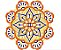 Matriz Bordado Conjunto Mandalas Coloridas 1 - Imagem 6