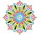 Matriz Bordado Conjunto Mandalas Coloridas 1 - Imagem 7