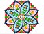 Matriz Bordado Conjunto Mandalas Coloridas 1 - Imagem 1