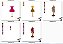 Matriz Bordado Conjunto Manequins - Imagem 5