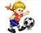 Matriz Bordado Crianças Brincando Com Bola - Imagem 3