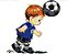 Matriz Bordado Crianças Brincando Com Bola - Imagem 1