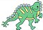 Matriz Bordado Dinossauro 3 - Imagem 1