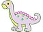 Matriz Bordado Dinossauro 3 - Imagem 3