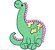 Matriz Bordado Dinossauro 3 - Imagem 8