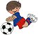 Matriz Bordado Futebol Infantil - Imagem 2