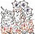 Matriz Bordado Lindo Gato Colorwork - Imagem 3
