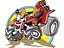 Matriz Bordado Momento Do Rally - Imagem 1