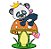 Matriz Bordado Pandinha Com Coroa - Imagem 8