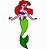 Matriz Bordado Pequena Sereia - Ariel - Imagem 4