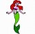Matriz Bordado Pequena Sereia - Ariel - Imagem 9