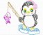 Matriz Bordado Pinguins Colorwork - Imagem 3