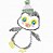Matriz Bordado Pinguins Colorwork - Imagem 1