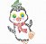 Matriz Bordado Pinguins Colorwork - Imagem 9