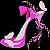 Matriz Bordado Sapato Fashion - Imagem 1