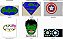 Matriz Bordado Super Heróis Logo - Imagem 7