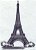 Matriz Bordado Torre Eiffel - Imagem 1