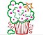 Matriz Bordado Aplique Cupcake 4 - Imagem 4