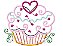 Matriz Bordado Aplique Cupcake 4 - Imagem 8
