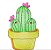 Matriz Bordado Cactus E Flores Felizes - Imagem 3