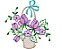 Matriz Bordado Vaso Com Flores Contorno - Imagem 6