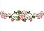 Matriz Bordado Lindas Flores Para Toalha - Imagem 9