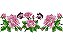 Matriz Bordado Lindas Flores Para Toalha - Imagem 1
