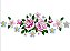 Matriz Bordado Lindas Flores Para Toalha - Imagem 4