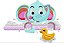 Matriz Bordado Elefantinho Baby Brincando - Imagem 4