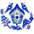 Matriz Bordado Casinha De Passarinhos Azul - Imagem 1
