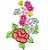 Matriz Bordado Flores Rippled Lindas - Imagem 1
