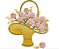 Matriz Bordado Vaso Com Flores Delicados - Imagem 2