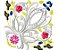 Matriz Bordado Florzinhas Lindas - Imagem 7