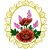 Matriz Bordado Flores Na Moldura - Imagem 7