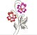 Matriz Bordado Flores Delicadas Grandes - Imagem 4