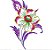Matriz Bordado Flores Delicadas Grandes - Imagem 8