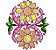 Matriz Bordado Floral 8 - Imagem 7