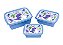 Jogo Potes Plástico com 3 peças Retangular Versátil Kids Jaguar - Imagem 2
