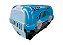 Caixa Plástica para Transporte Pet Luxo n°3 Azul Furacão Pet - Imagem 1