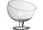 Taça de Servir Decorativa de Vidro Diagonal 19x19cm 1,83 Litros Luvidarte - Imagem 2