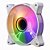 VENTOINHA AIGO DARKFLASH AR12 PRO SINGLE, 120MM, ARGB, BRANCA, 800 ~ 1600 RPM ± 20% - Imagem 1